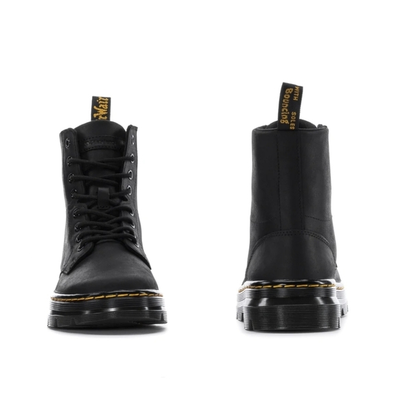 DR.MARTENS COMBS COMBAT BOOT COLOR BLACK, LEATHER SIZE 9 MEN'S & 1… - Picture 7 of 9